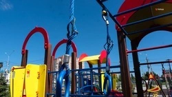 В станичном парке на Ставрополье обустроят десять детских комплексов