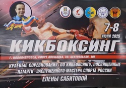 Соревнования по кикбоксингу памяти Елены Сабитовой проходят в Новопавловске
