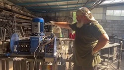 Студию художественной ковки открыл по соцконтракту житель Кировского округа