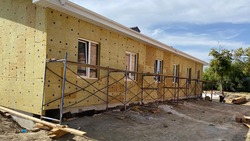 Строительство амбулатории в селе Орловка выполнили на 50%