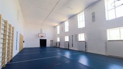 Спортзал в сельской школе на Ставрополье обновили по нацпроекту