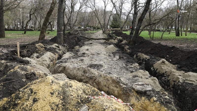 Парк и аллею начали благоустраивать в Кировском округе